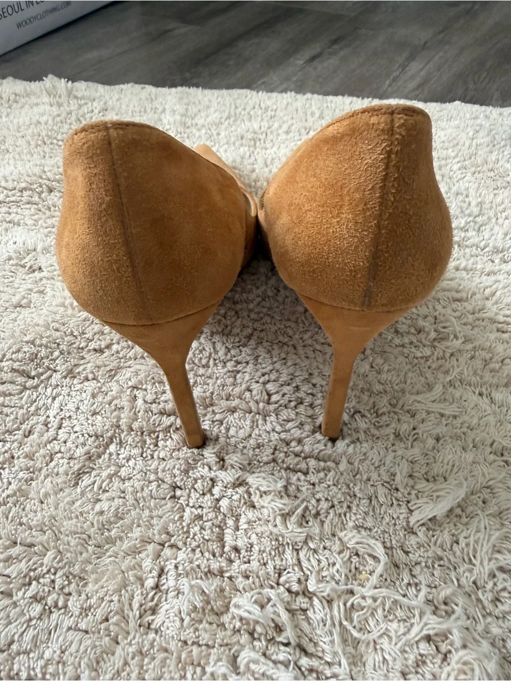 Manolo Blahnik Camel Suede Pointed-Toe Stiletto Pumps